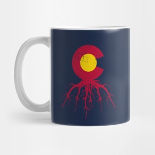 Colorado Roots Flag Home Love Family Mug